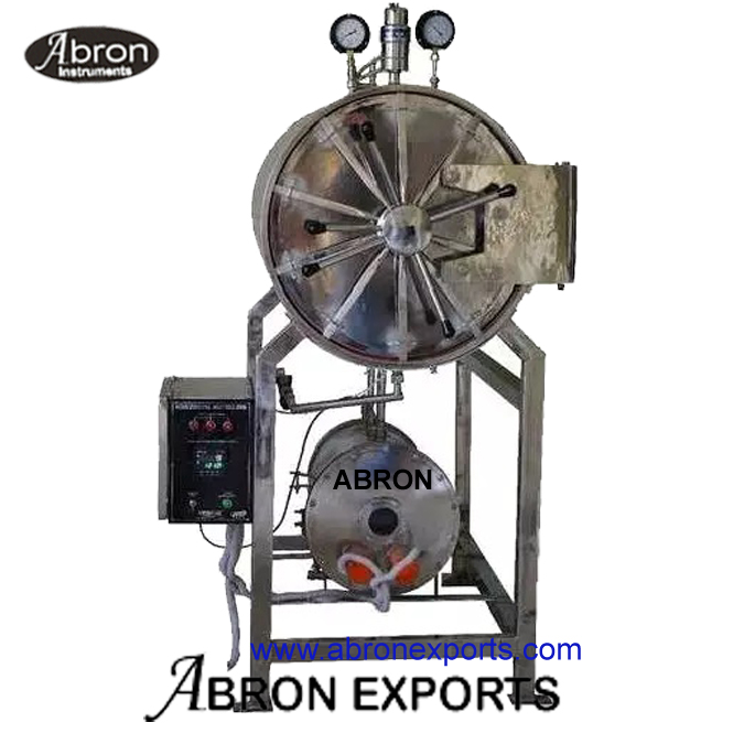 Autoclave Double Door steam sterlizer Horizontal Cylindrical High Pressure High Speed 16 x24inch Abron ABM-2694D6H